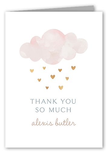 Heart Showers Thank You Card | Shutterfly