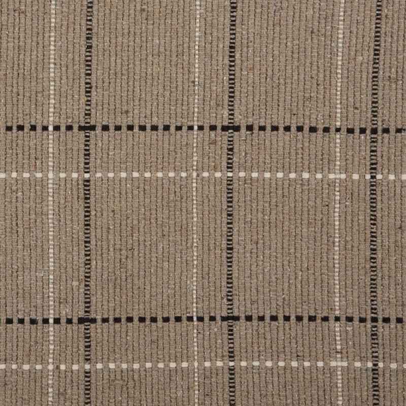 Runner Adeeb Plaid Cotton Stone Area Rug | Wayfair Professional