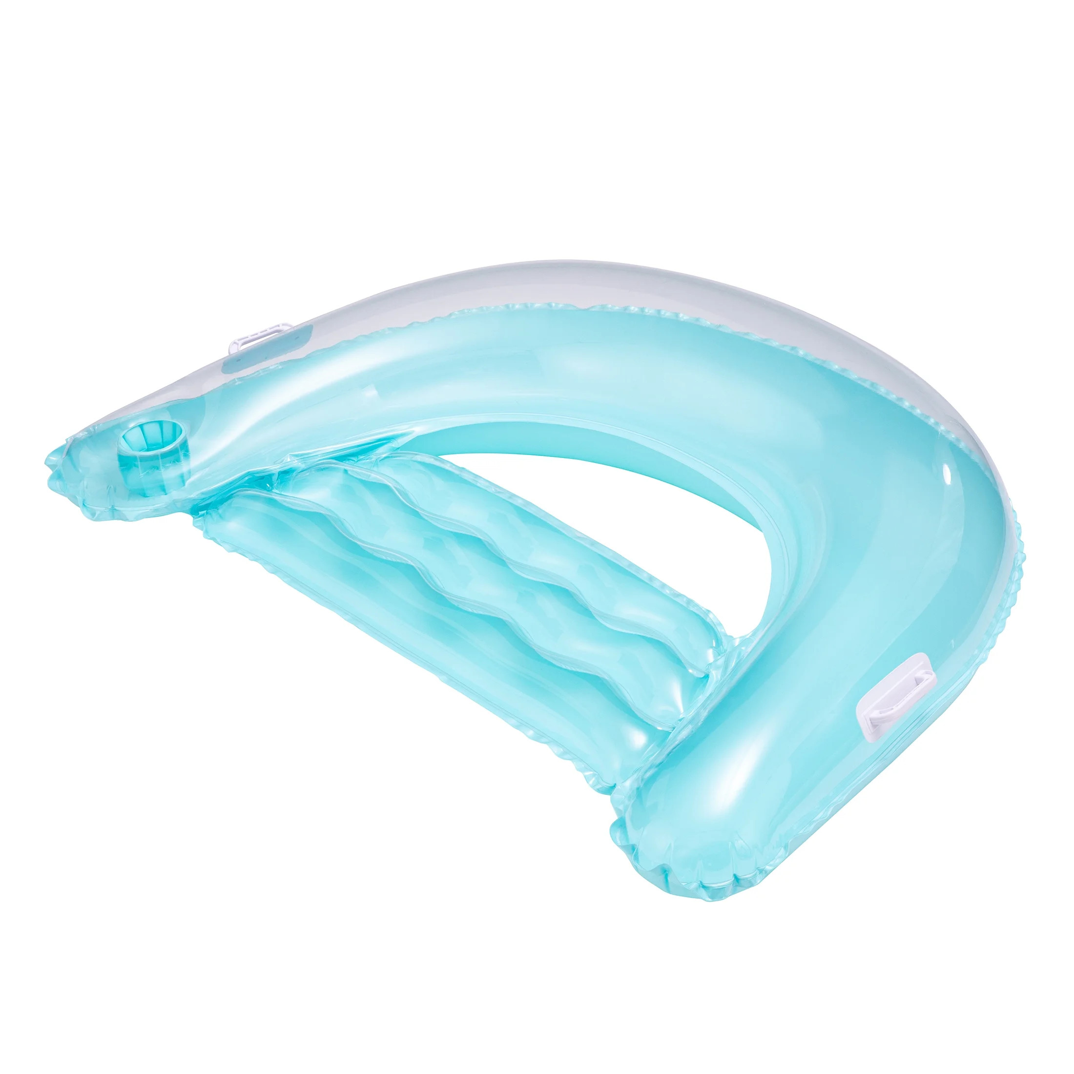 Bluescape Inflatable Comfort Chair Lounge Pool Float, Teal, Age 14 & up, Unisex | Walmart (US)