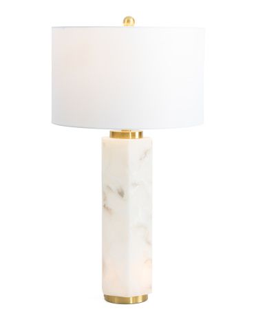 37in Alabaster Table Lamp | TJ Maxx