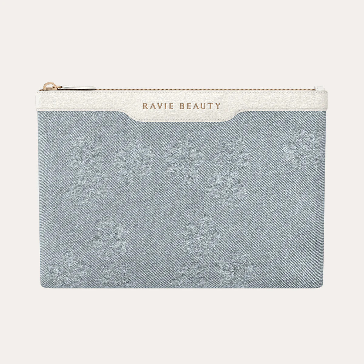 Floral Denim™ Clutch Bag | Ravie Beauty