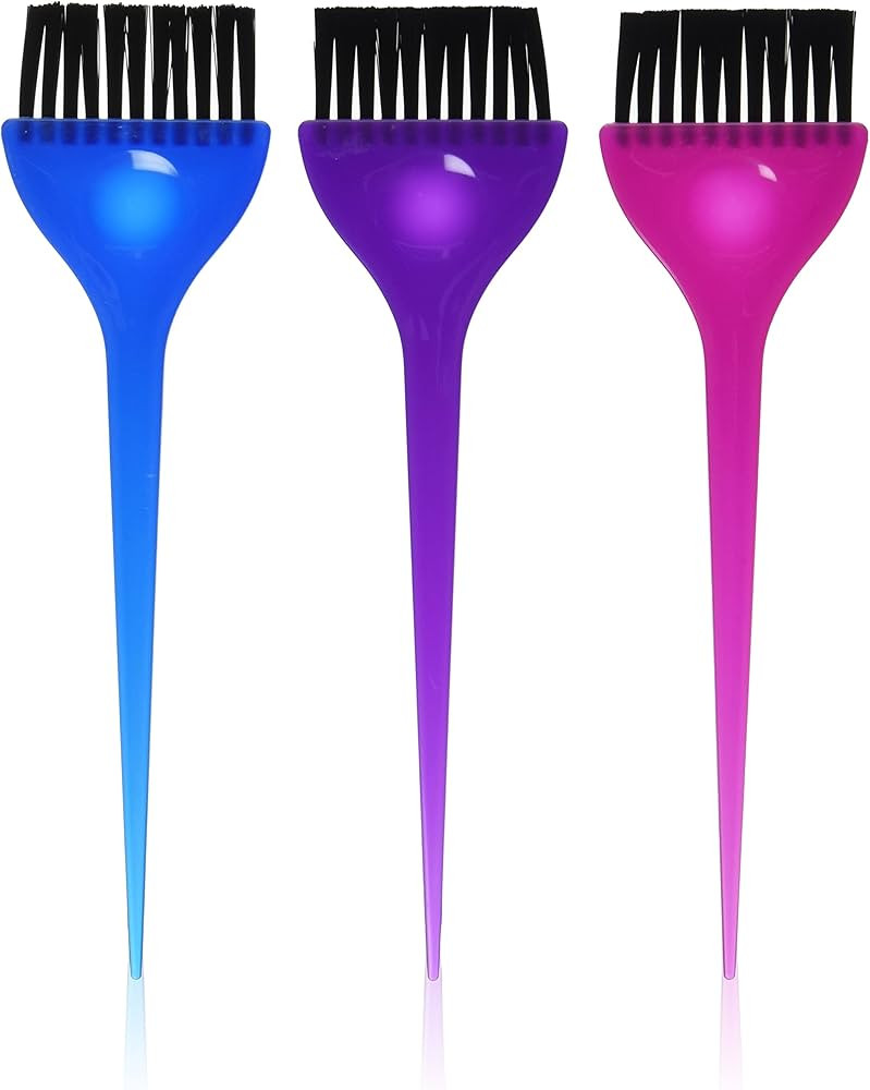 Soft 'N Style 3 Piece Translucent Dye Brush Set | Amazon (US)