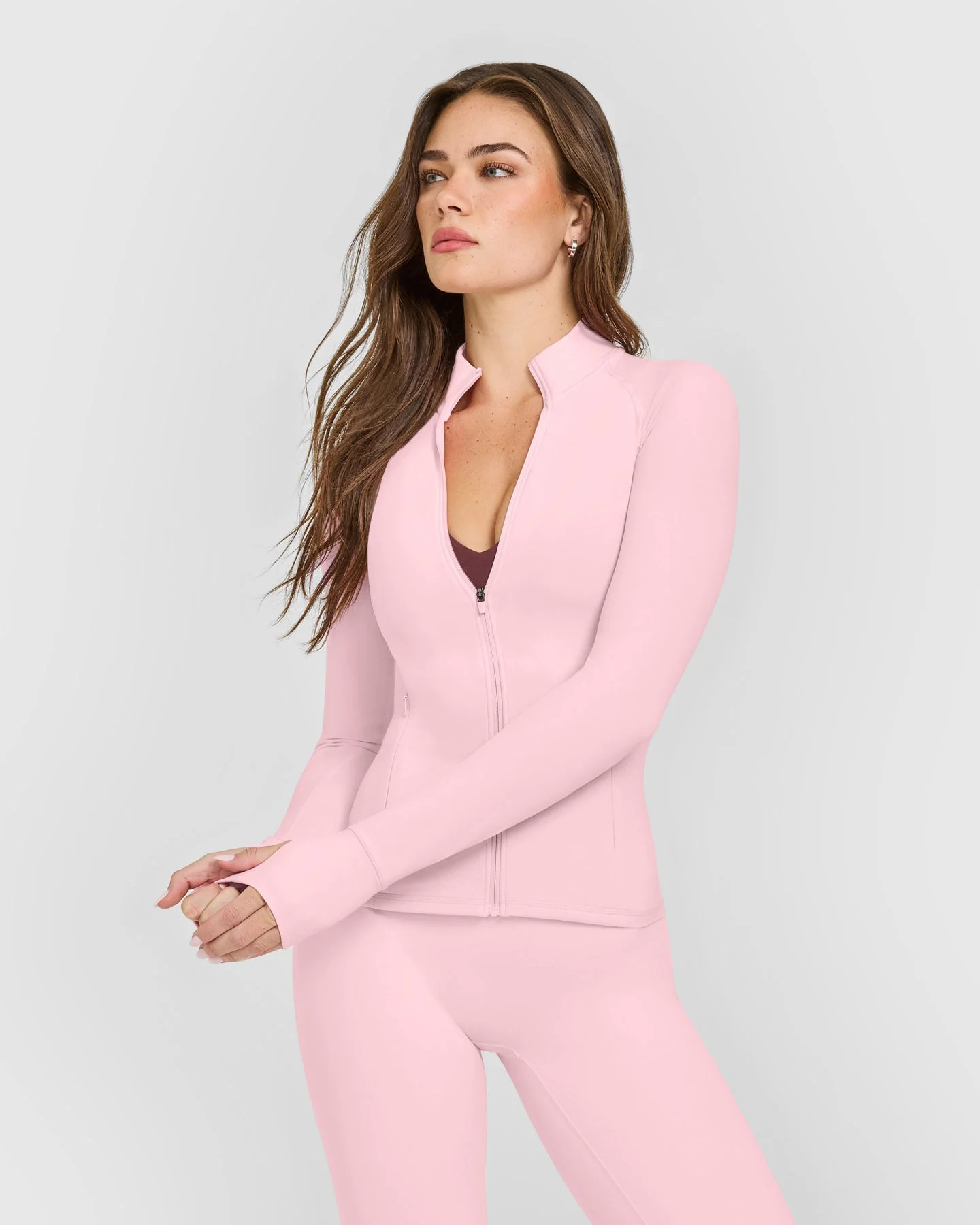 SoftMotion™ Jacket with White Logo 
 Cherry Blossom Pink | Oner Active (UK / US)