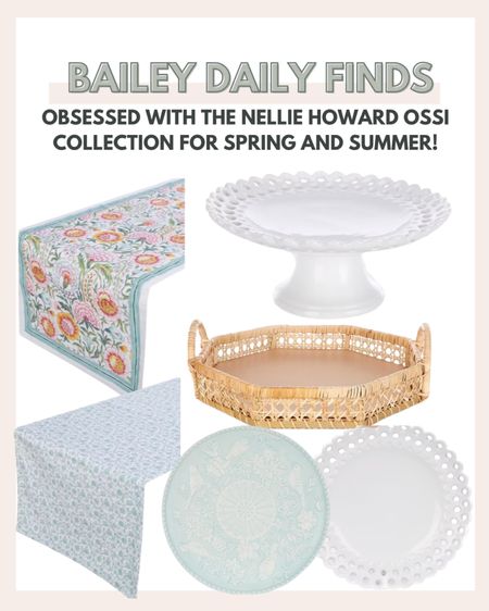 Obsessed with the Nellie Howard Ossi Home Collection! I want every single piece for spring and summer!

#LTKFind #LTKunder100 #LTKhome