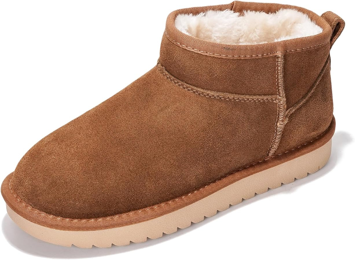 Project Cloud 100% Genuine Leather Ankle Boots for Women - Water Resistant with Memory Foam Insol... | Amazon (US)