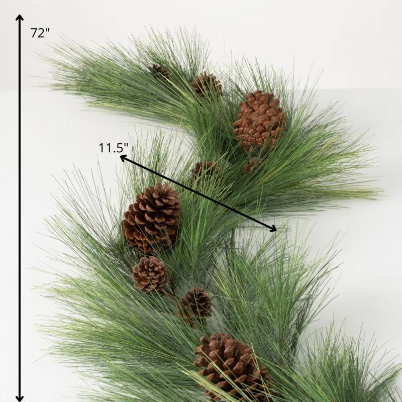72'' in. Faux Pine Garland | Wayfair North America