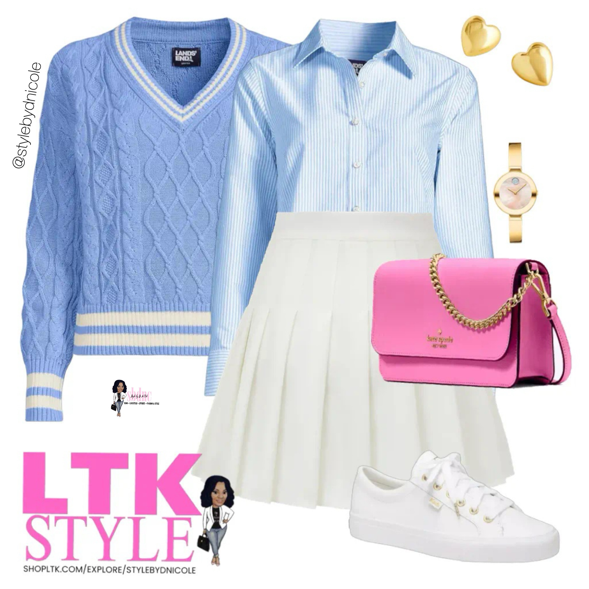 Mixing blue and pink with this casual, fun look! 

Available in sizes 1XL-3XL! 

#LTKSeasonal #LTKActive #LTKMidsize