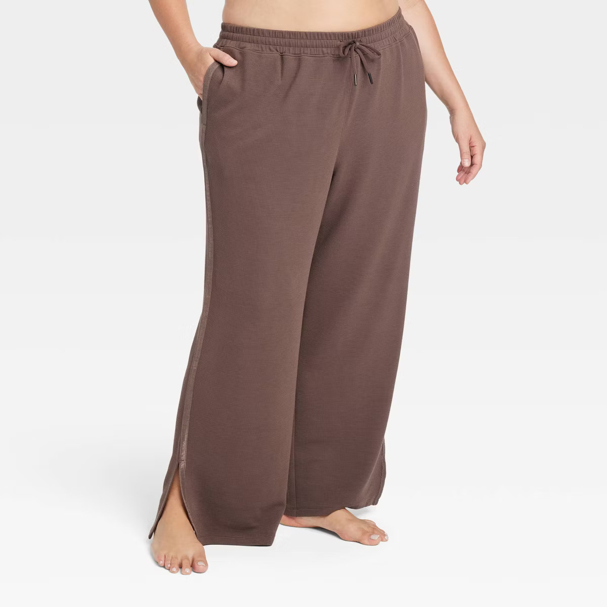 Women's Waffle Wide Leg Pants - All in Motion™ | Target