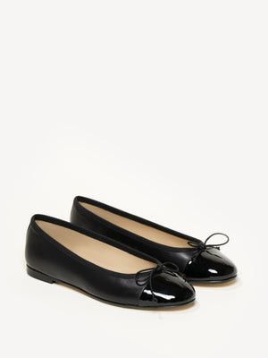 M.Gemi The Rosa Women's Flats, Size 39 in Black/Black | M.GEMI