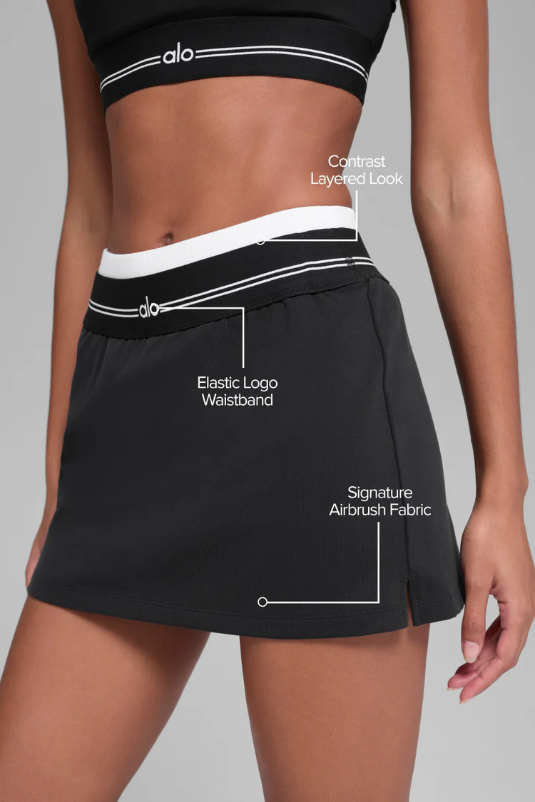 Airbrush Better Together Tennis Skirt | Alo Yoga