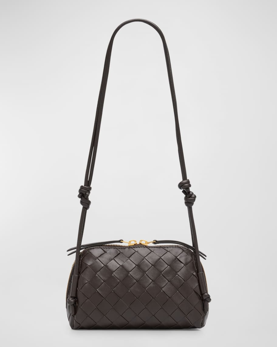 Zip Leather Pouch Shoulder Bag | Neiman Marcus
