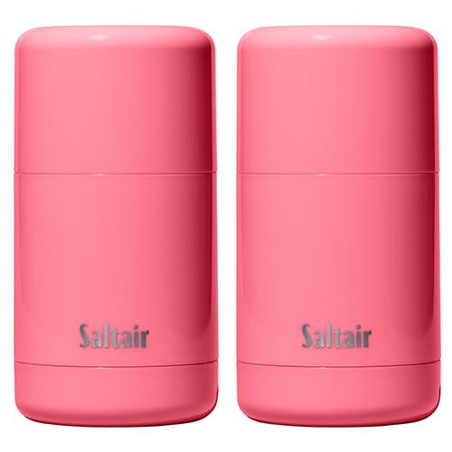 Saltair Skincare Deodorant – Aluminum-Free Deodorant for Women and Men with Long Lasting Odor Protection, Zinc and BHA. Refillable Stick, Suitable for Sensitive Skin – 2 Pack Pink Beach Scent | Amazon (US)