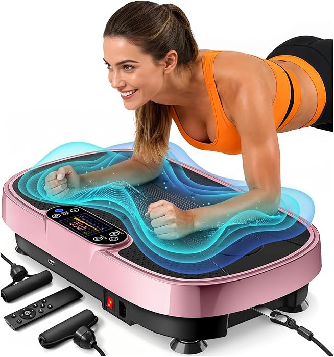 Vibration Plate Exercise Machine for Lymphatic Drainage and Muscle Recovery, 455 Lbs Capacity Who... | Amazon (US)