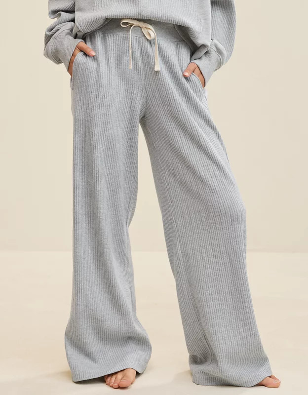 Aerie Essential Waffle Trouser | Aerie
