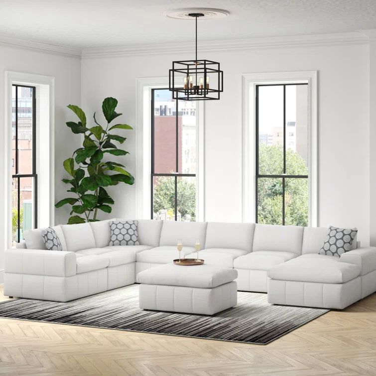 Boutin 9 - Piece Upholstered Sectional | Wayfair North America