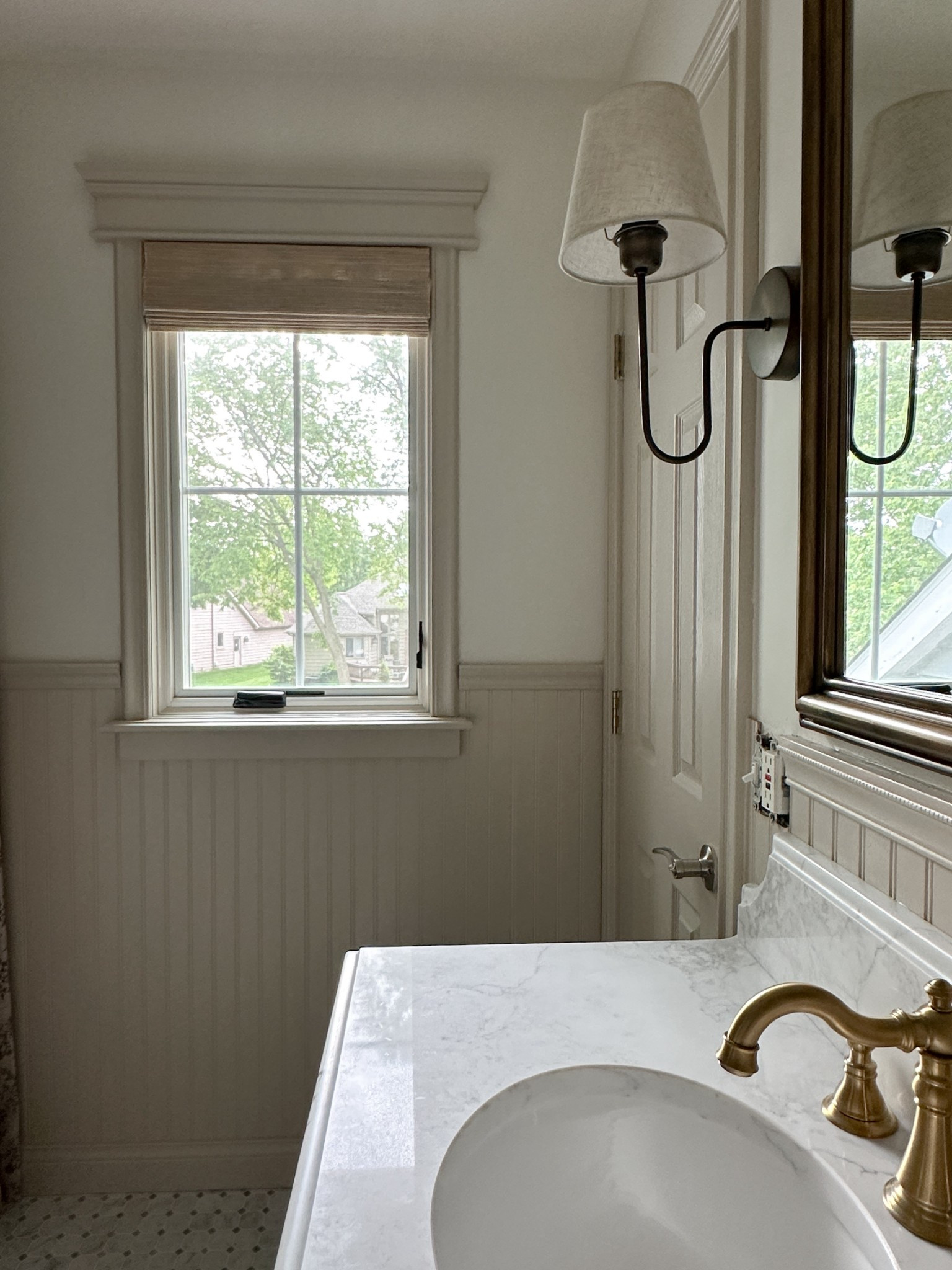 Guest bathroom remodel!
New bamboo shade!
Color: coconut 

#LTKHome #LTKStyleTip