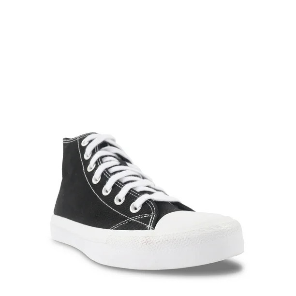 No Boundaries Women's High Top Canvas Sneakers - Walmart.com | Walmart (US)