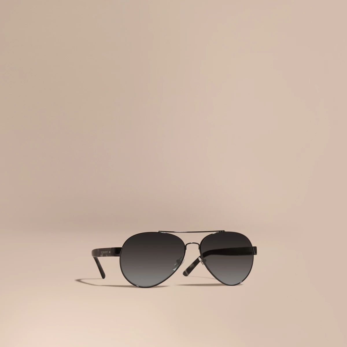 Burberry Pilot Sunglasses, Black | Burberry (US)