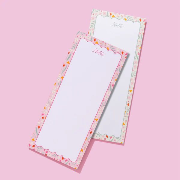 Floral Tall & Skinny Notepad | Joy Creative Shop