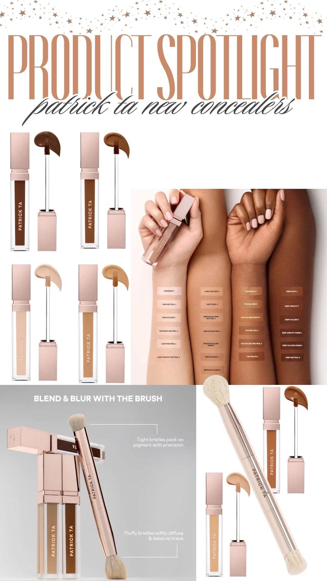 New Patrick TA Concealers 👀💋
