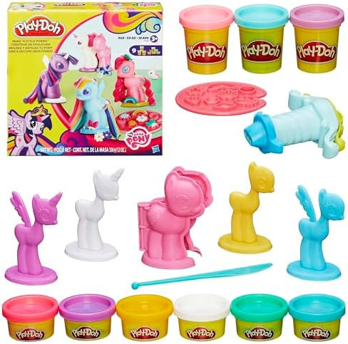 Play-Doh Make & Style Ponies Set, My Little Pony Toys and Figures, Kids Arts and Crafts Playset (... | Amazon (US)