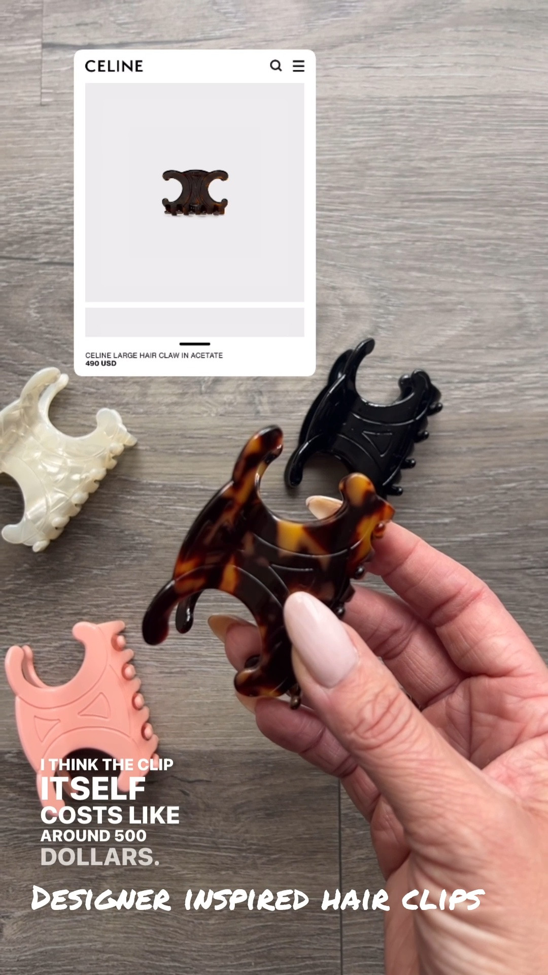 These Celine inspired hair clips are so good! Four for under $30! Designer inspired accessories, Luxe for less, Amazon find, bougie on a budget #LaidbackLuxelife

Hey Beautiful! Feel free to comment on this post if you have any questions! 🫶🏽

Follow me for more fashion finds, beauty faves, lifestyle, home decor, sales and more! So glad you’re here!! XO, Karma

#LTKootd #LTKgrwm #LTKBeauty