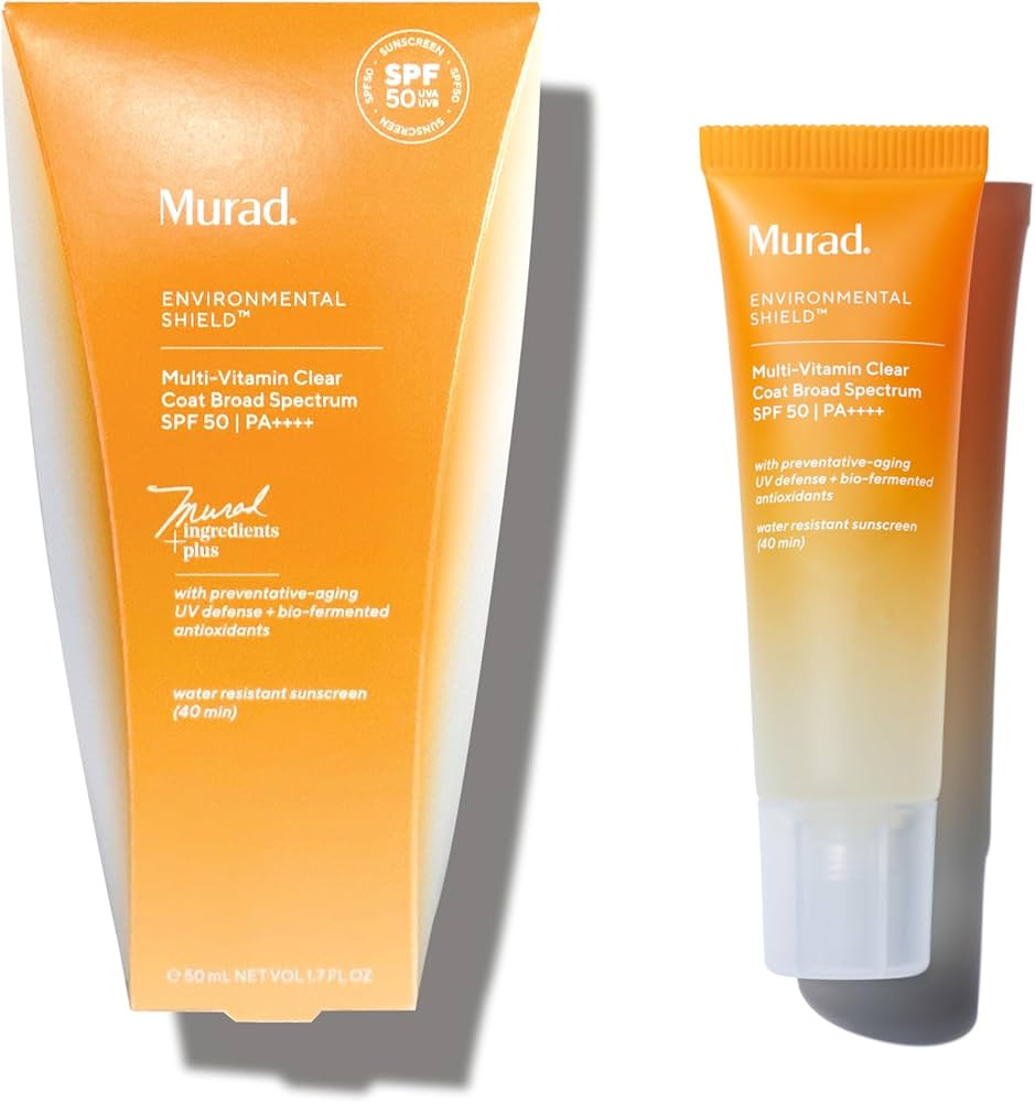 Murad Multi-Vitamin Clear Coat Sunscreen SPF 50 - Antioxidant-Rich Broad-Spectrum SPF with Vitami... | Amazon (US)