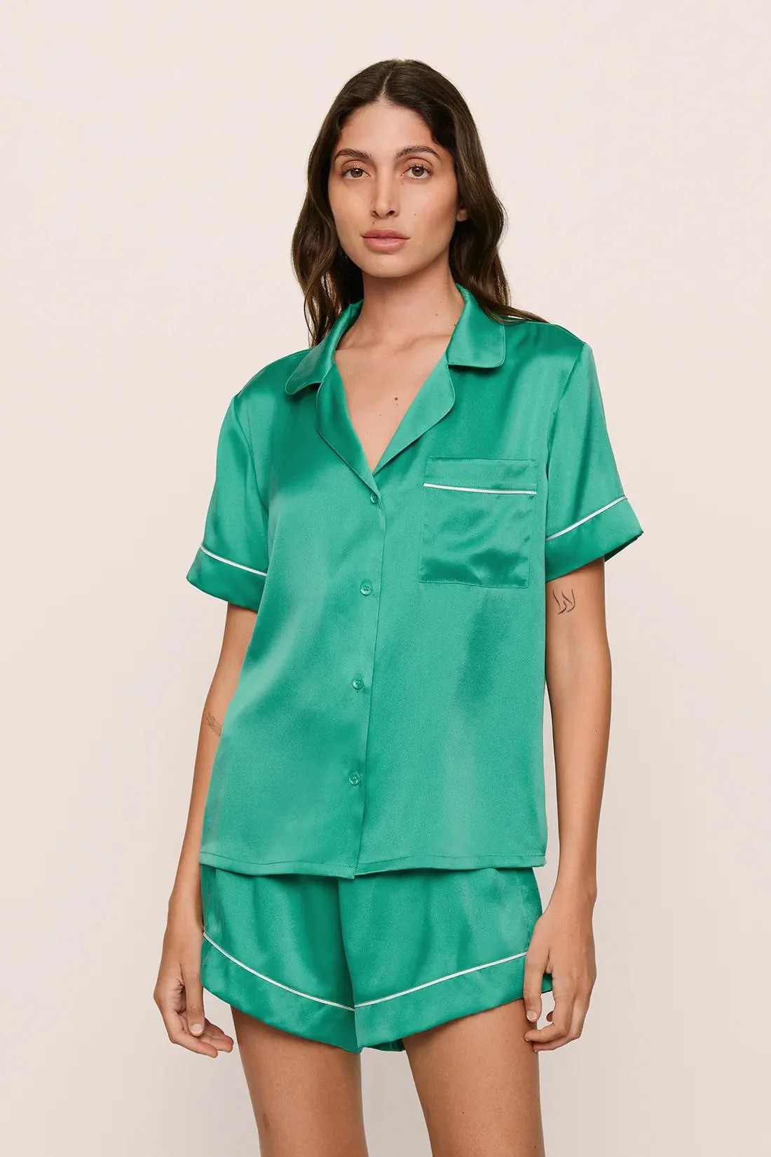 Inez Washable Silk Short PJ Set | Eberjey