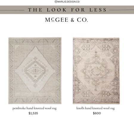 The look for less | mcgee & co | target | studio McGee | neutral rug | living room rug | bedroom rug | Persian rug | wool rug | mcgee & co dupe | affordable rug | splurge worthy rug 

#LTKhome #LTKstyletip #LTKFind