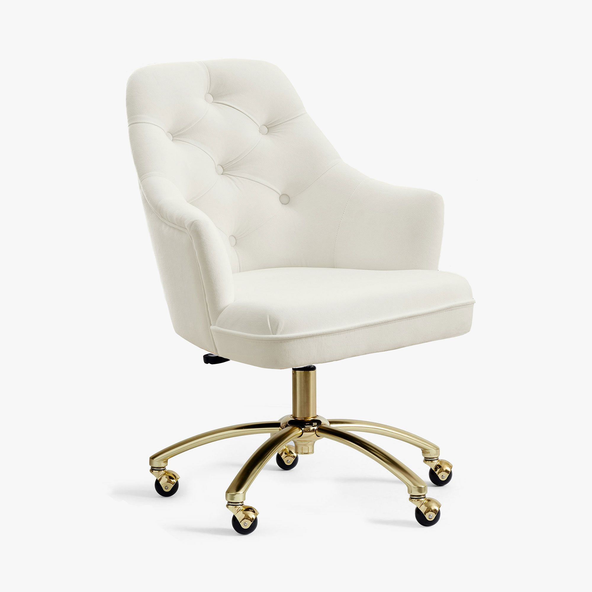 Tufted Swivel Desk Chair | Pottery Barn Teen