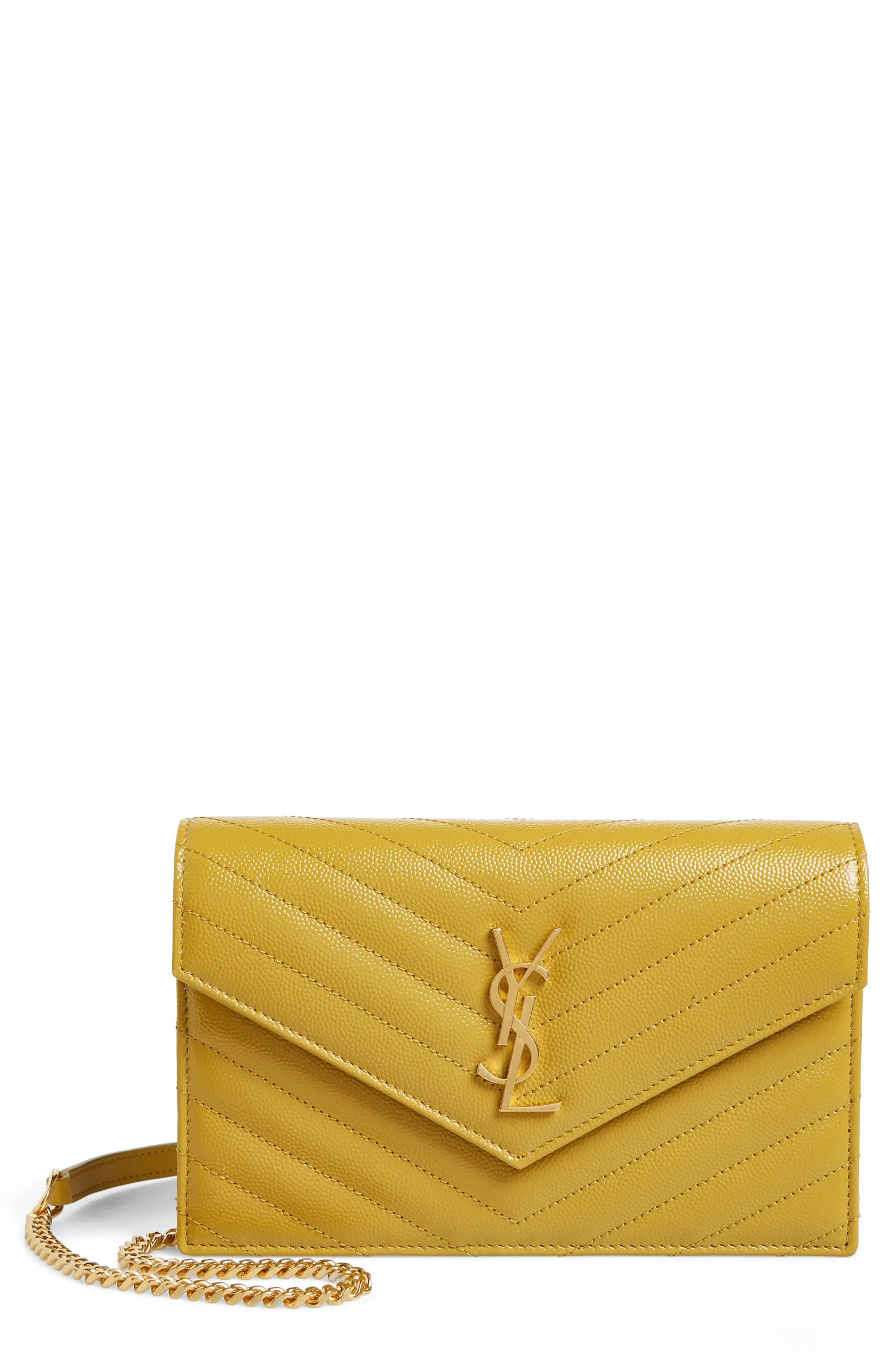 Monogramme Logo Leather Crossbody Bag | Nordstrom