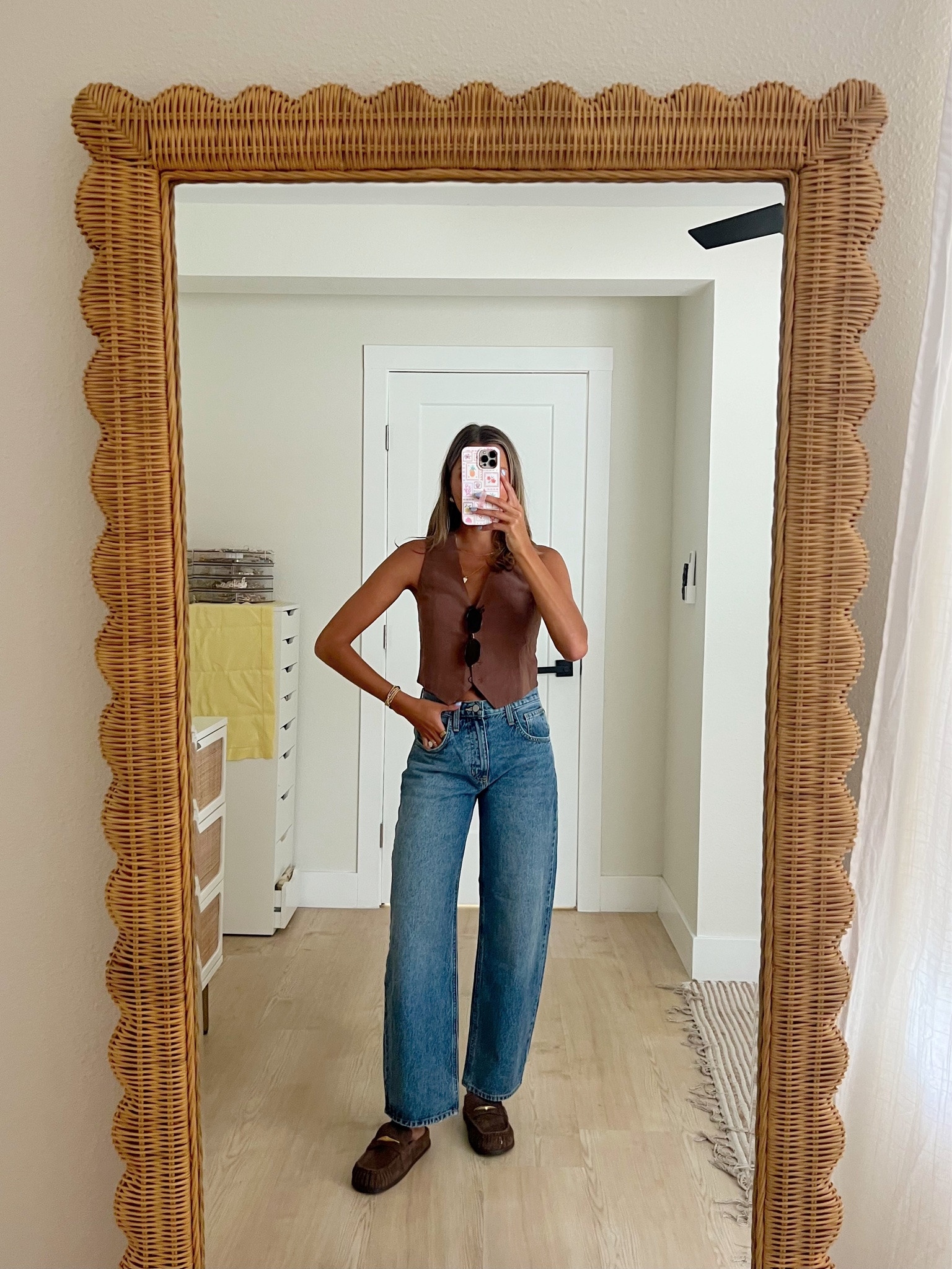 Florida fall outfit ideas! mixing in warm hues and denim! 🍂 @Lulus