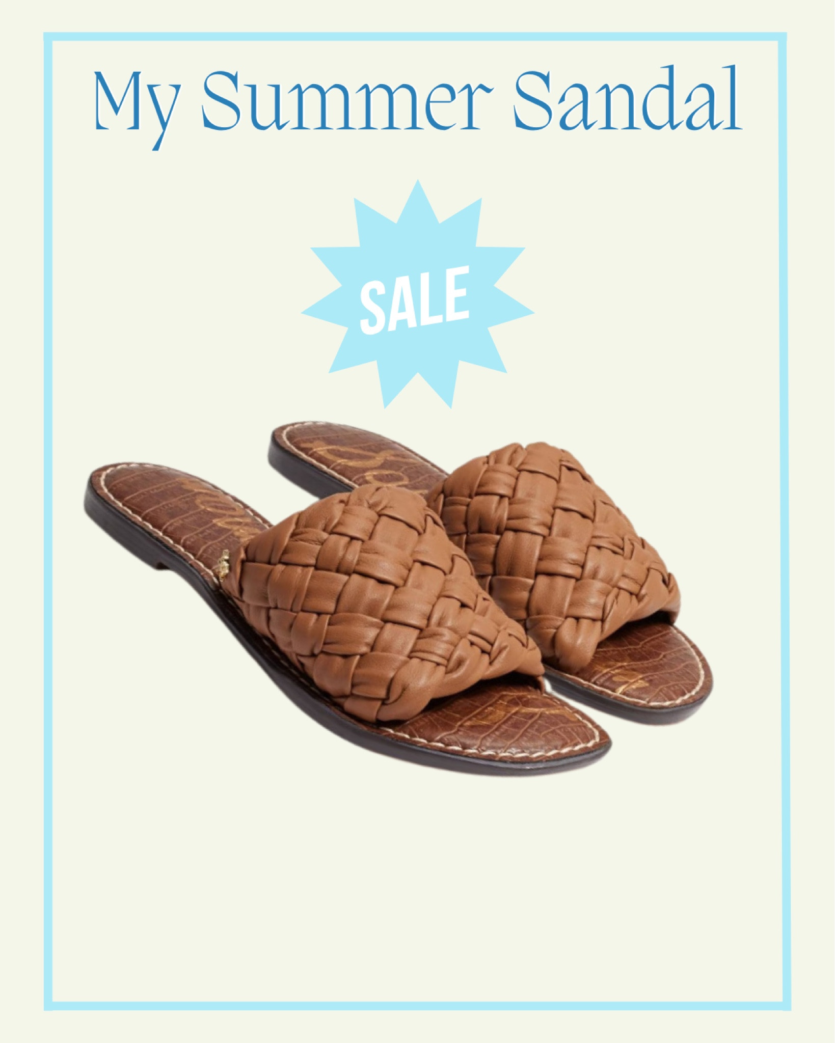 My favorite sandals of the summer 😍 on SALE!! 

#LTKshoecrush #LTKsalealert #LTKFind