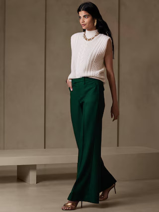 Lido Wide-Leg Wool Pant | Banana Republic (US)