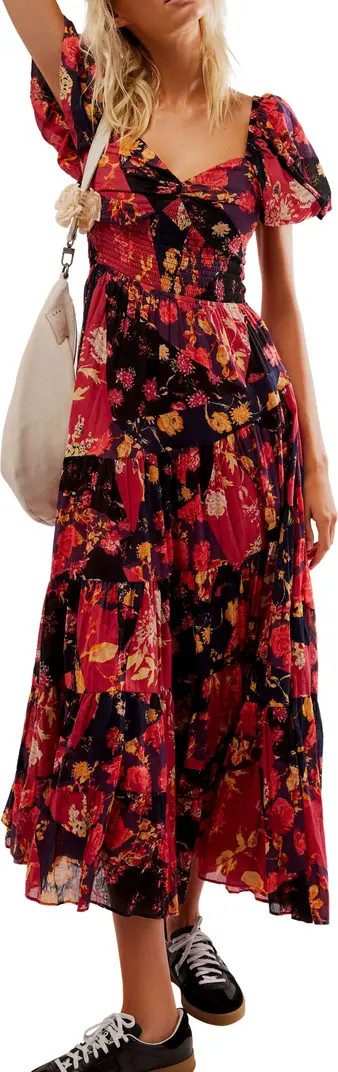 Sundrenched Floral Tiered Maxi Sundress | Nordstrom