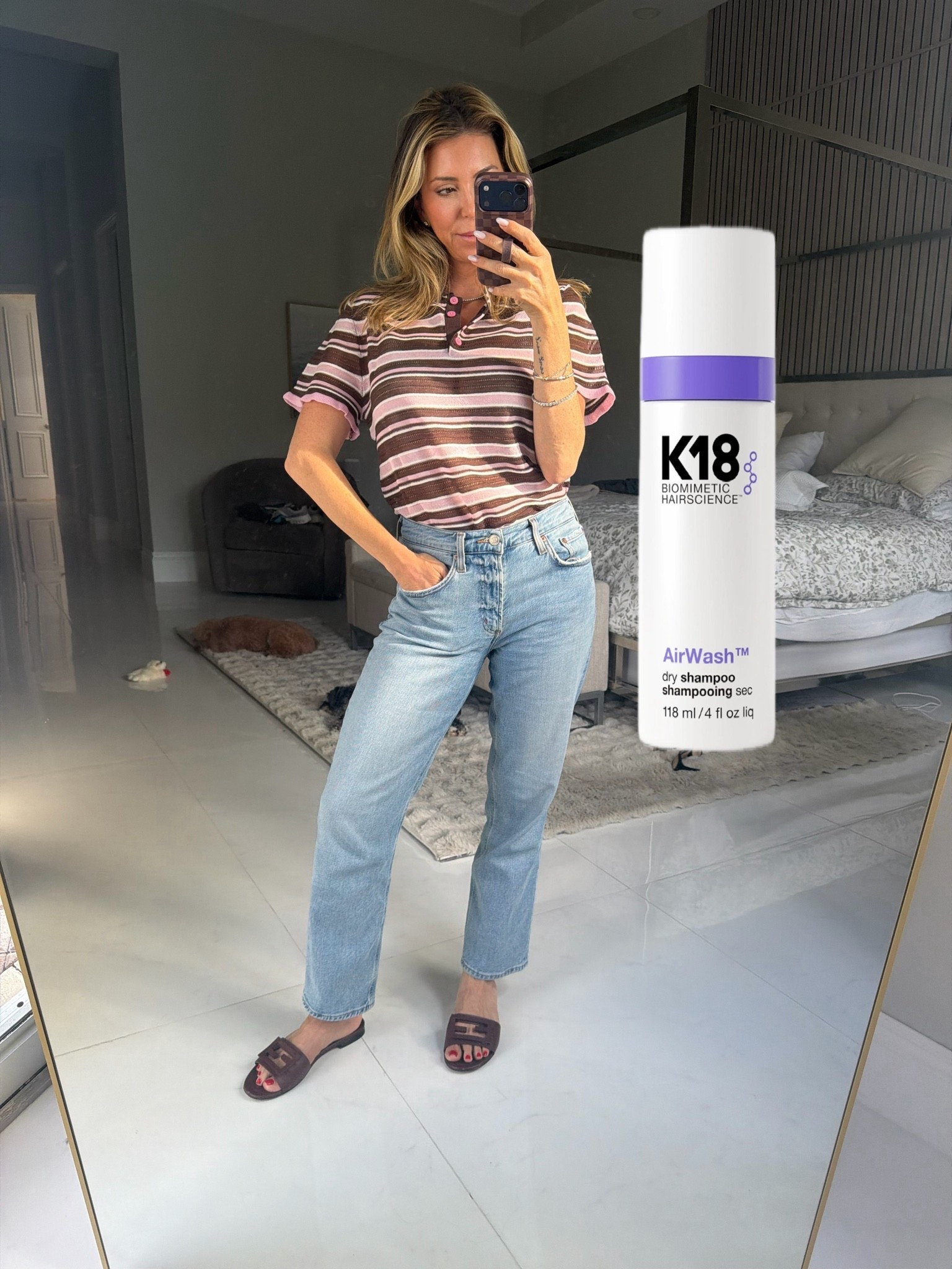 The easiest and most effective way to refresh your hair quickly is with dry shampoo! This one is a staple for me!

#LTKBeauty #LTKOver40 #LTKActive