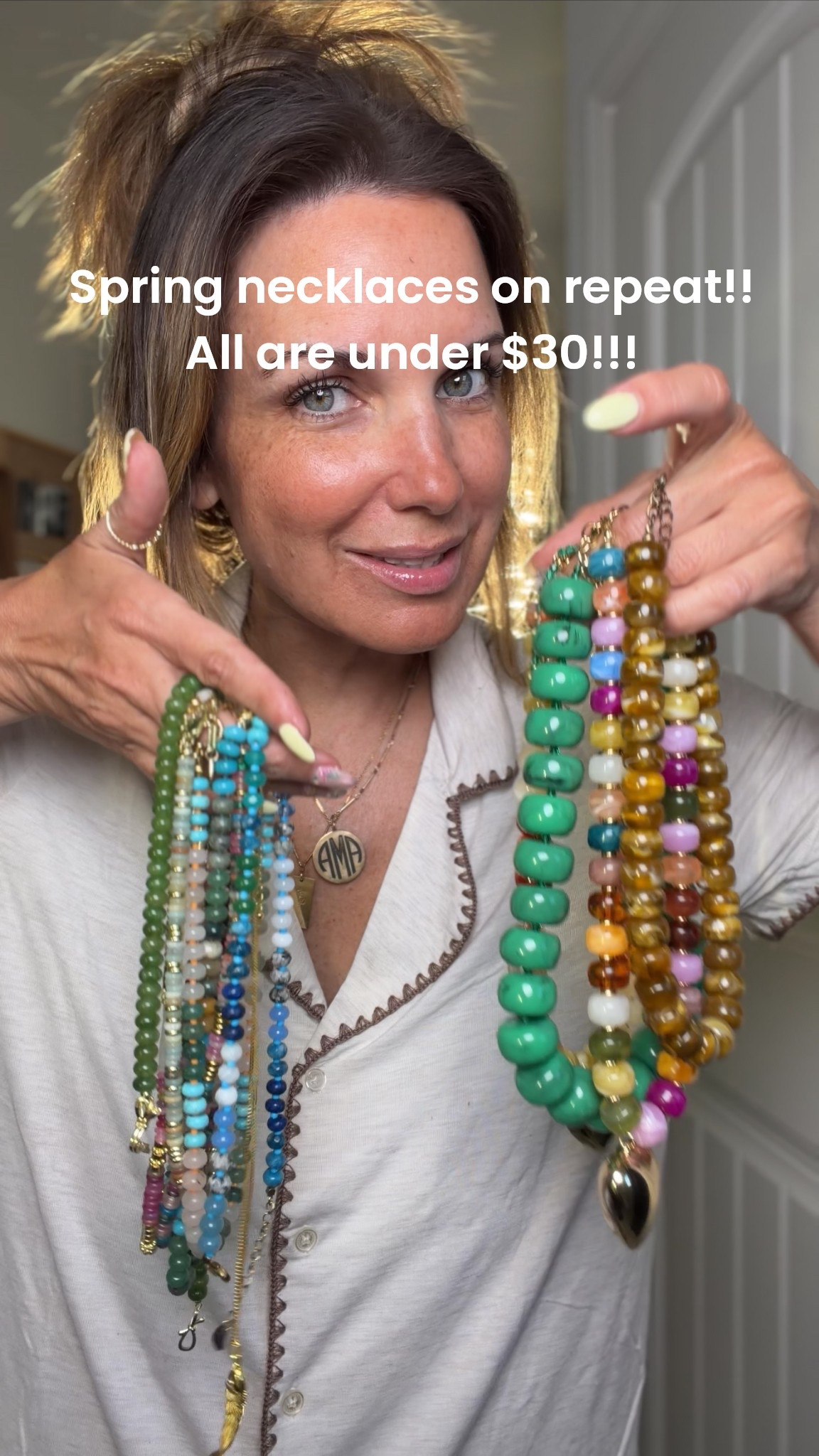 Spring necklaces on repeat!!!
All under $30!!!! 

#LTKSeasonal #LTKOver40 #LTKmomlife