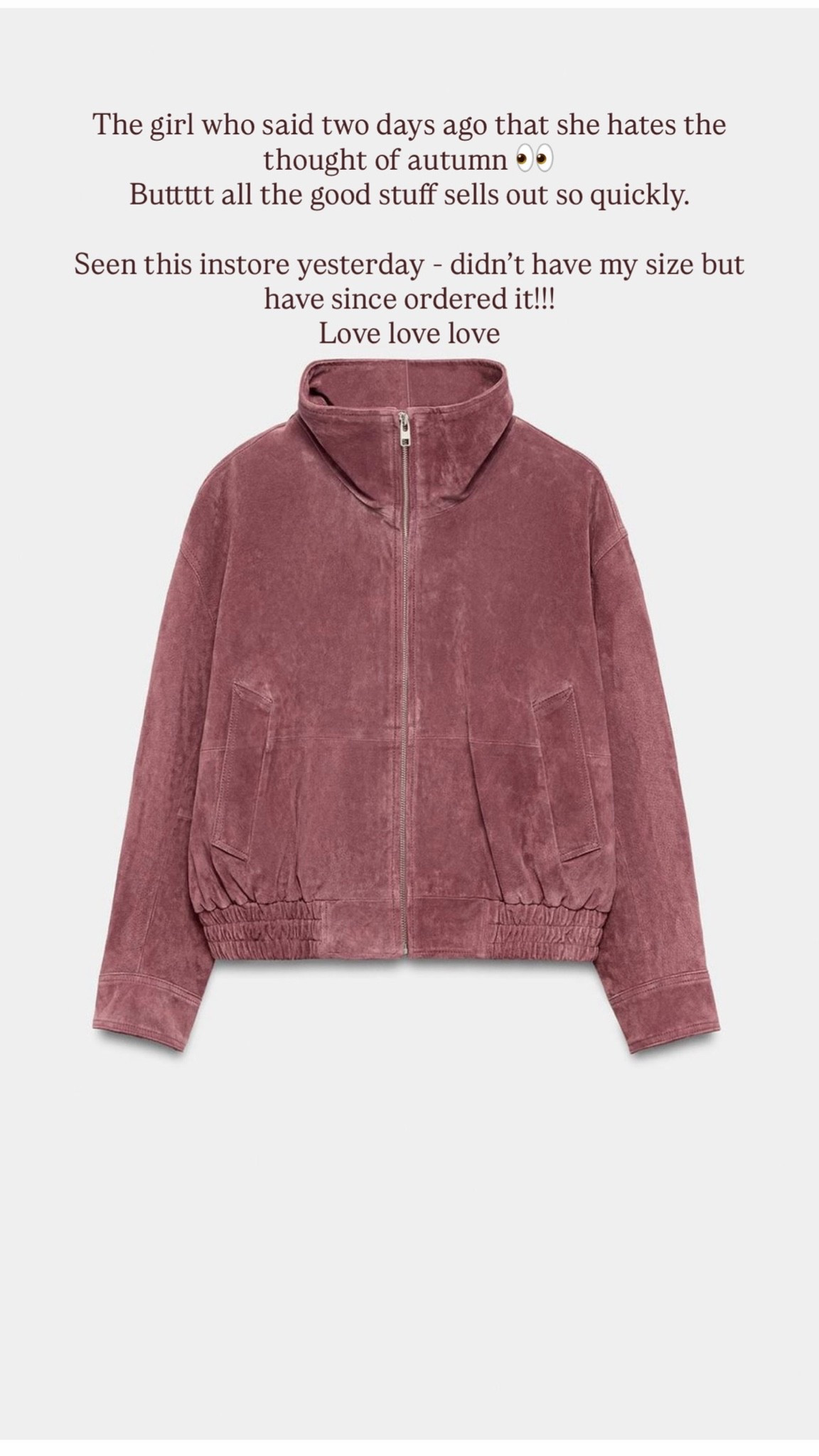Autumn jacket of dreams 💋