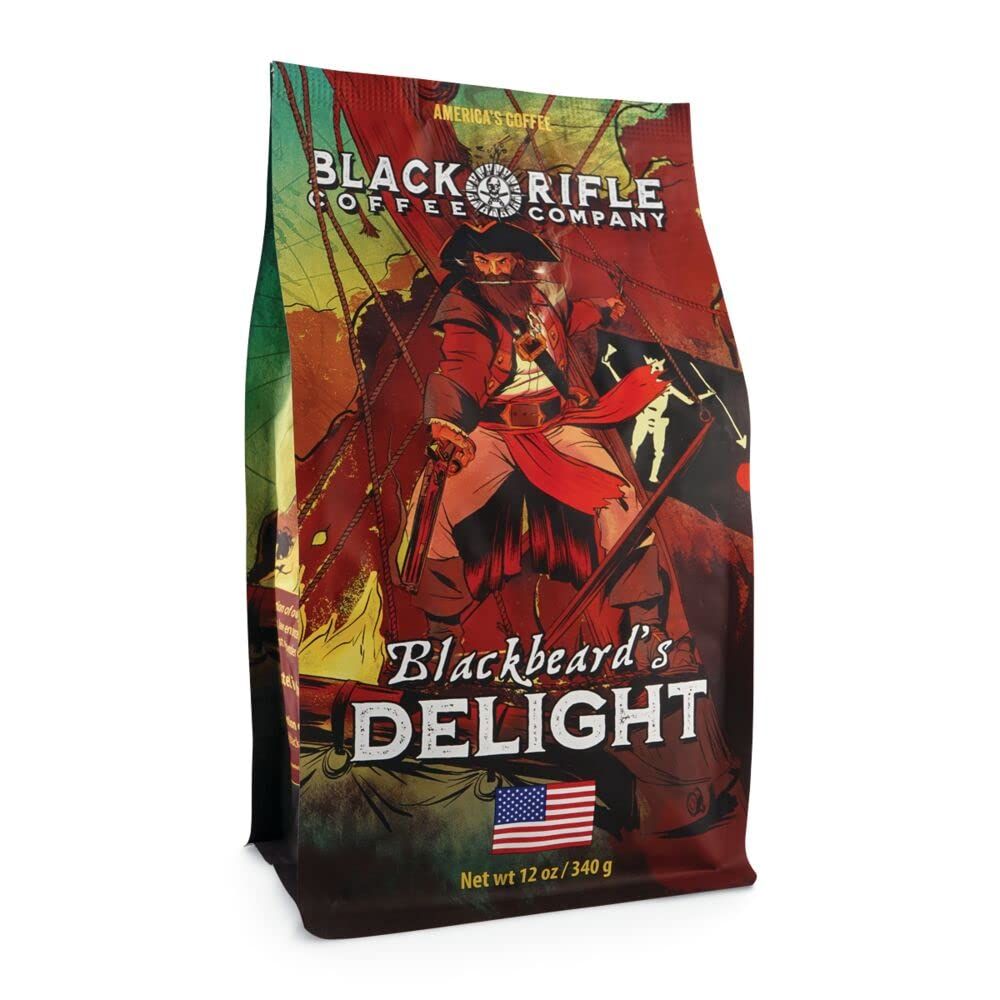 Amazon.com : Black Rifle Coffee Blackbeard's Delight (Dark Roast) Ground 12 Ounce Bag, Dark Roast... | Amazon (US)