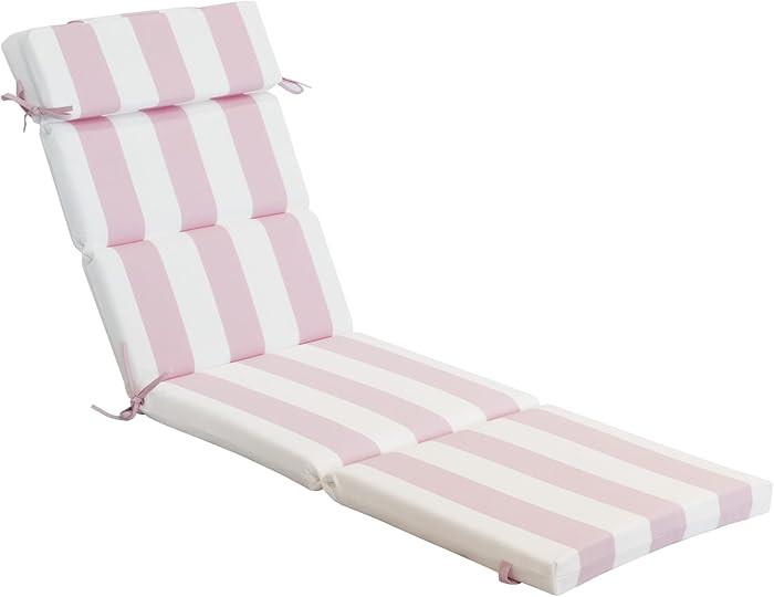 COZYVIDA Outdoor Chaise Lounge Chair Cushion 77"x25" Water-Resistant,UV-Resistant 1000+ Hrs,Repla... | Amazon (US)