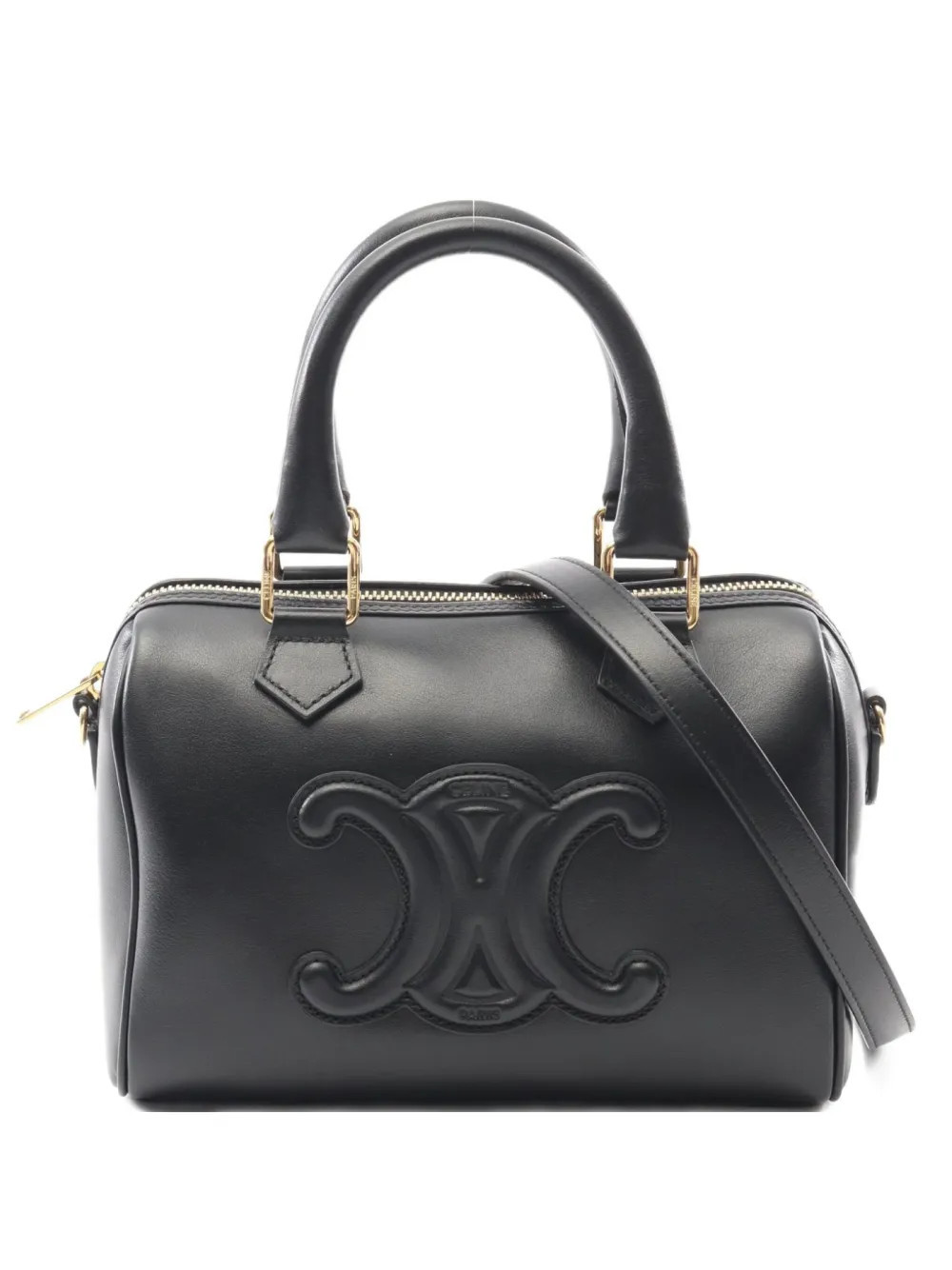 Celine Pre-Owned 2010s small Boston tote bag - Black | Farfetch Global