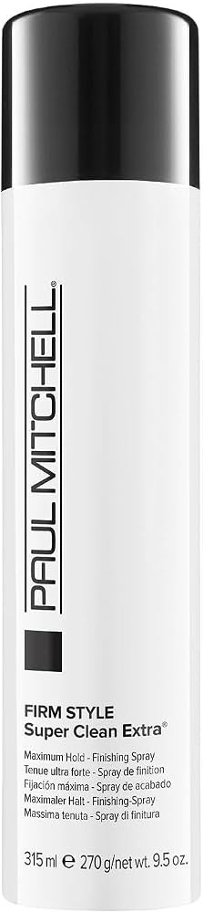 Paul Mitchell Super Clean Extra Finishing Hairspray, Maximum Hold, Shiny Finish, For All Hair Typ... | Amazon (US)