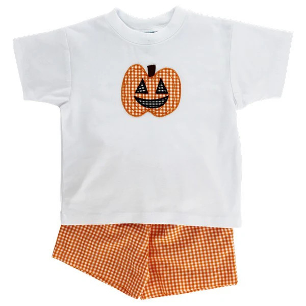 Jack O Lantern- Boys Short Set | The Bailey Boys