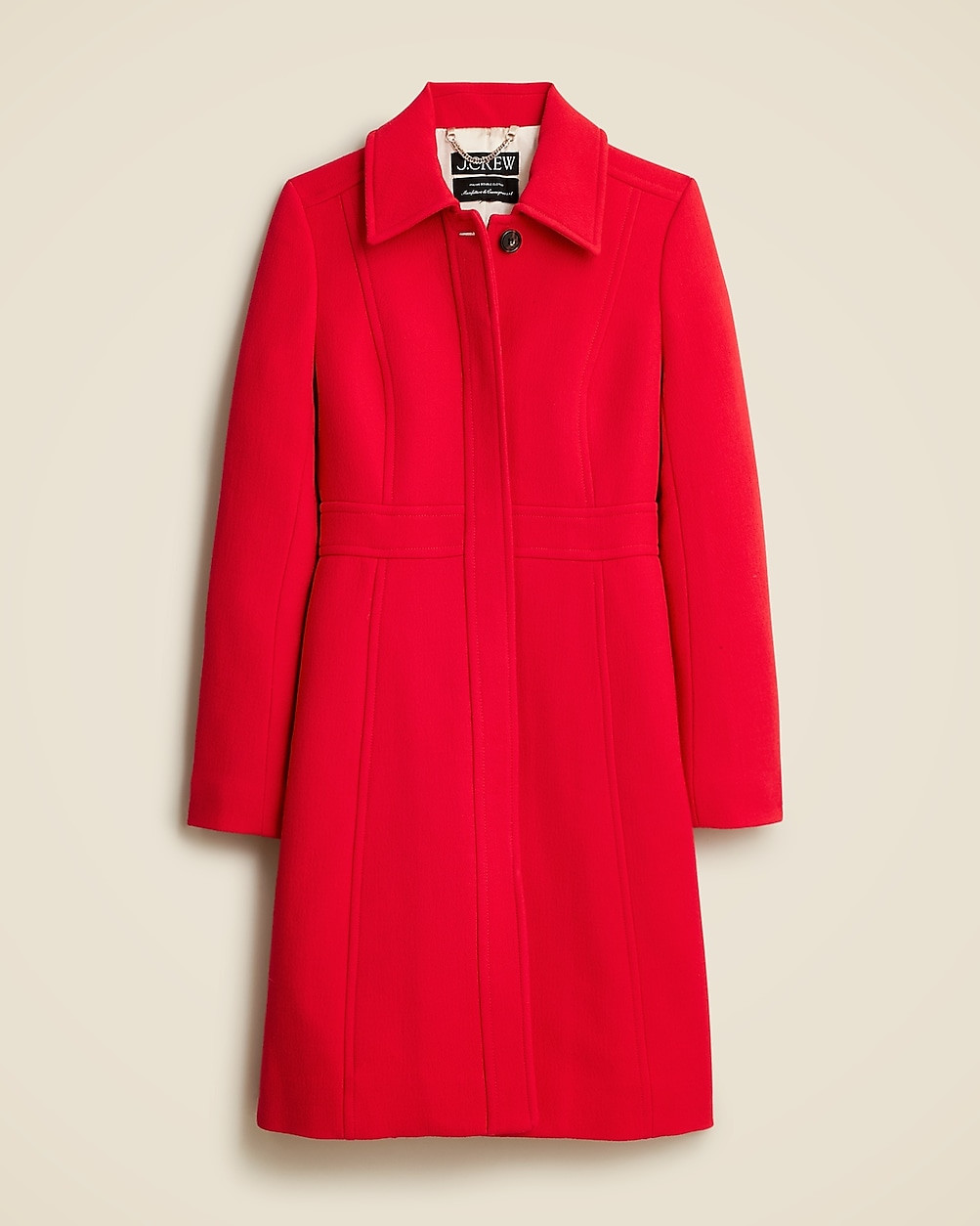 New lady day topcoat in Italian double-cloth wool blend | J. Crew US