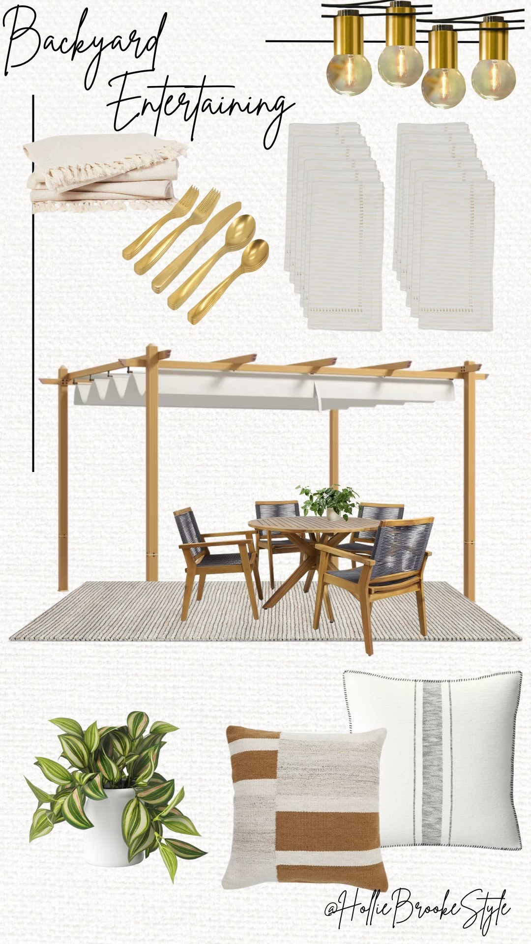 Backyard entertaining with style.

Pergola
Outdoor rug
Outdoor dining
Patio decor
Outdoor styling
Outdoor pillows
Target patio


#LTKHome #LTKFamily #LTKSeasonal