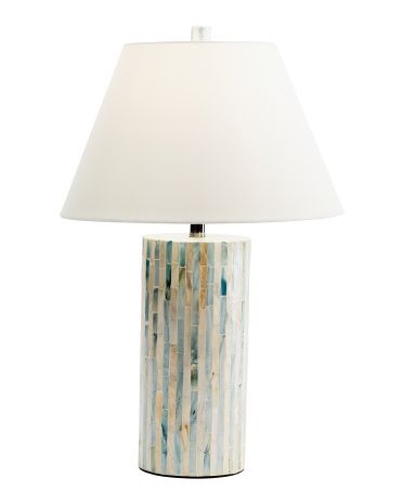 25in Capiz Table Lamp | TJ Maxx