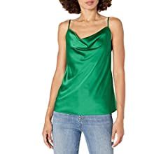 Amazon.com: The Drop Women's Christy Cowl Neck Cami Silky Stretch Top Shirt, -Black, XS : Clothin... | Amazon (US)