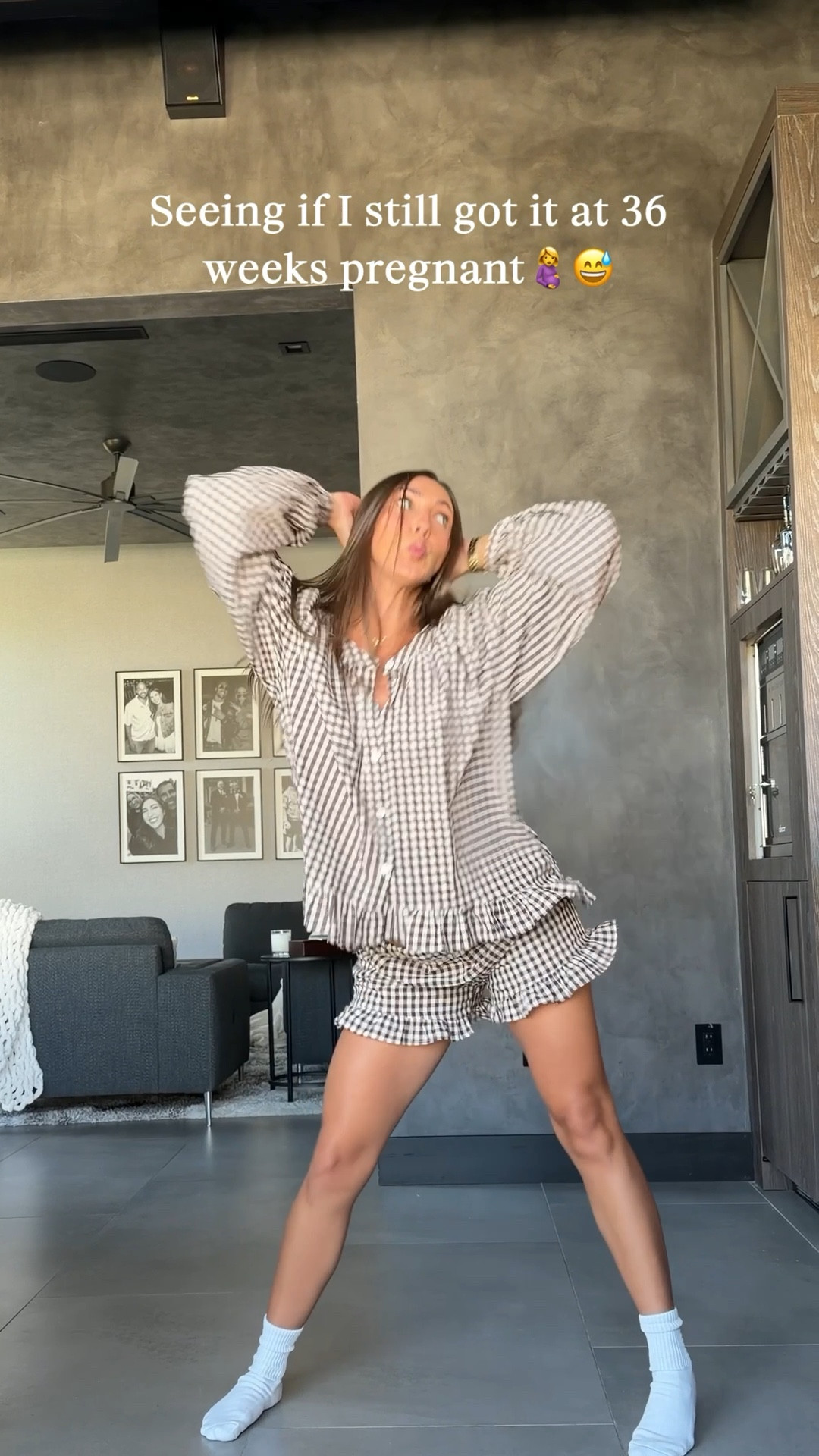 The cutest gingham ruffle set!! The shorts are usually high waisted, but I rolled them down to be under my bump🤰 I’m in a medium ￼

#LTKBump #LTKootd #LTKmomlife
