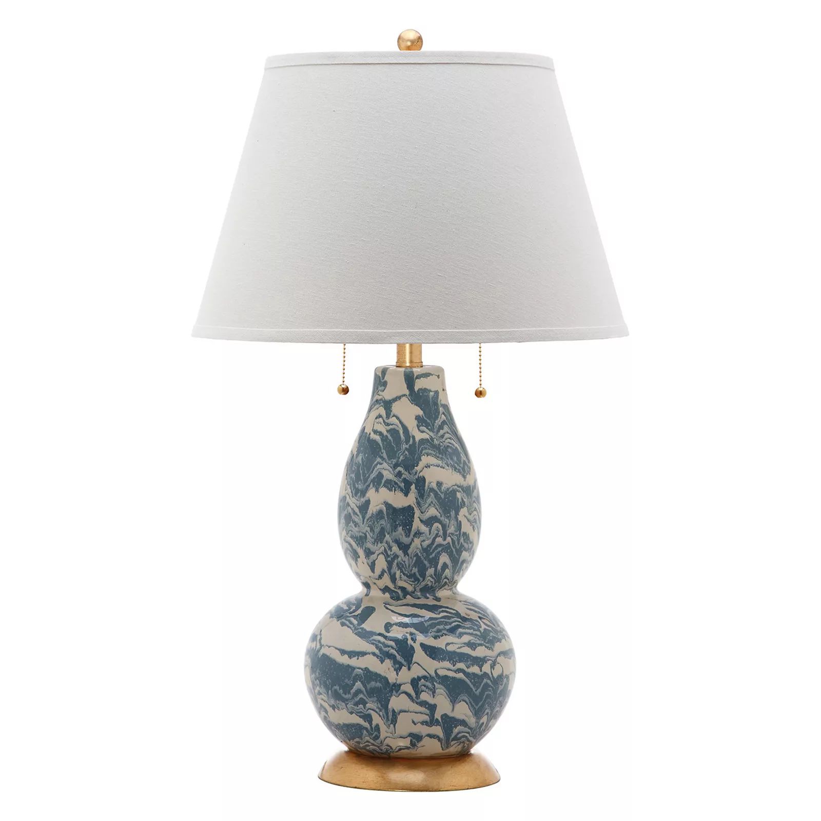 Safavieh Color Swirls Glass Table Lamp, Blue | Kohl's