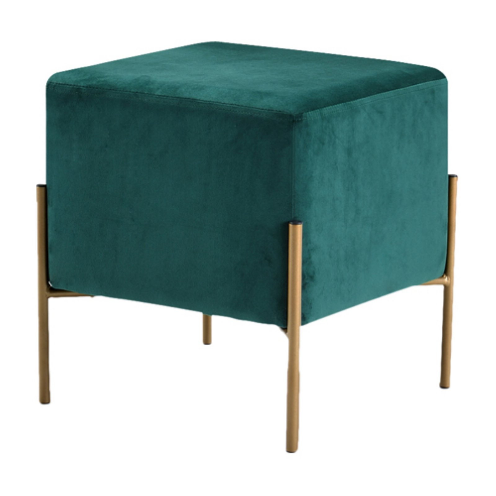 Meridian Furniture Inc Isla Square Upholstered Ottoman/Stool | Walmart (US)